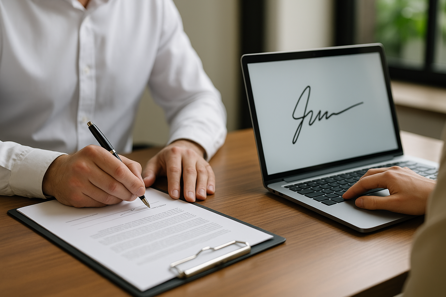 Firmas manuscritas vs digitales